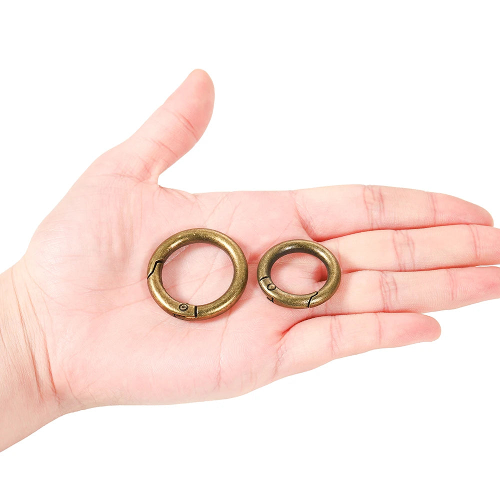 5Pcs  Metal Keyring Buckles