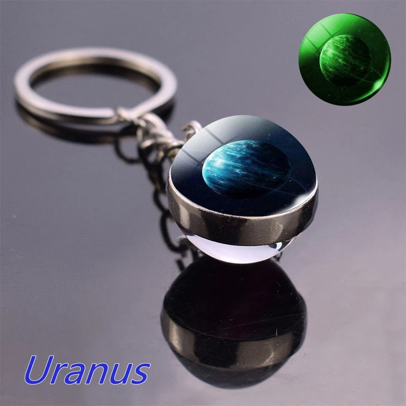 Glow In The Dark Solar System Planet Keyring