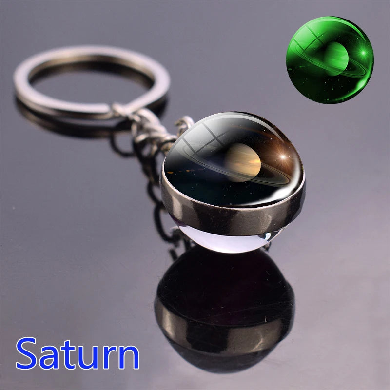 Glow In The Dark Solar System Planet Keyring