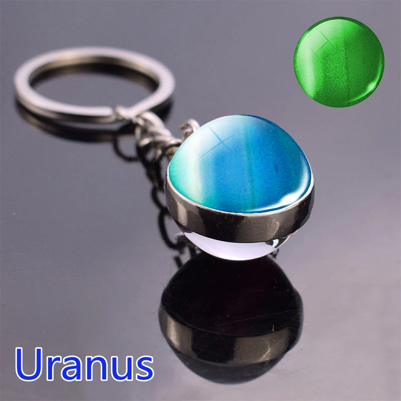 Glow In The Dark Solar System Planet Keyring