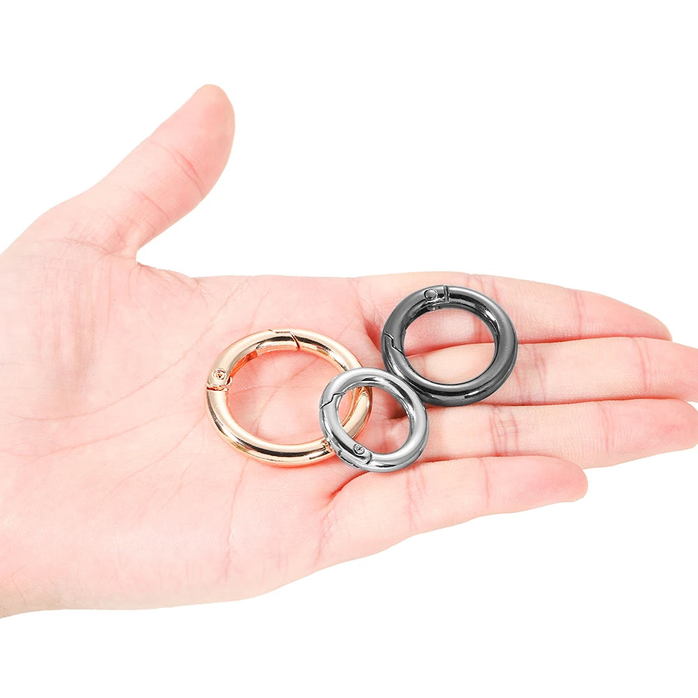 5Pcs  Metal Keyring Buckles