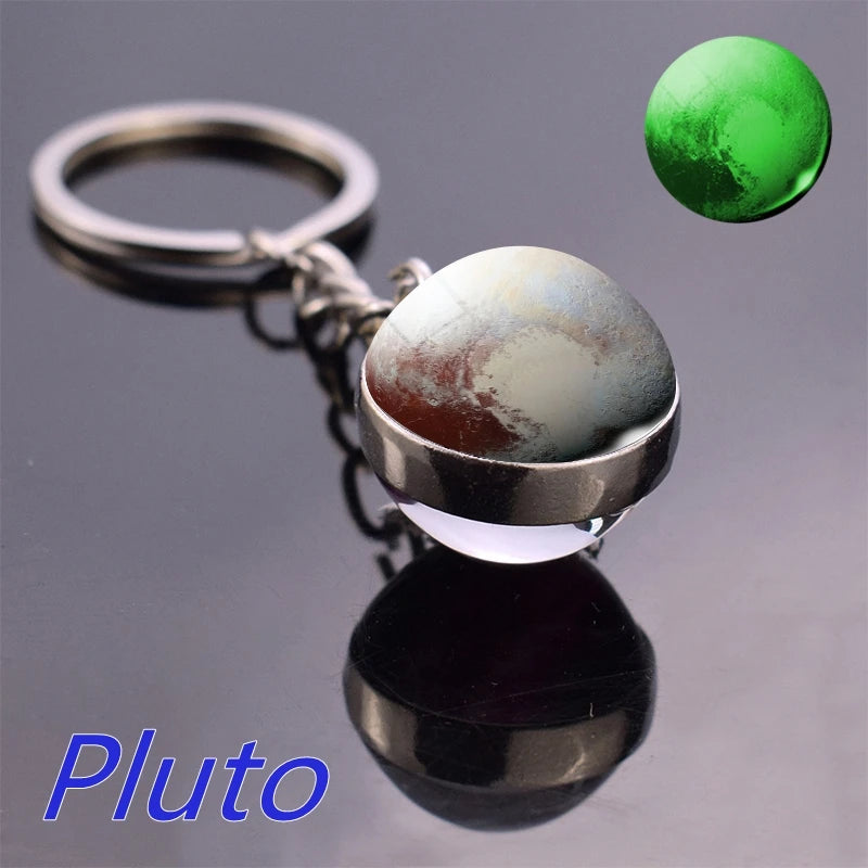 Glow In The Dark Solar System Planet Keyring