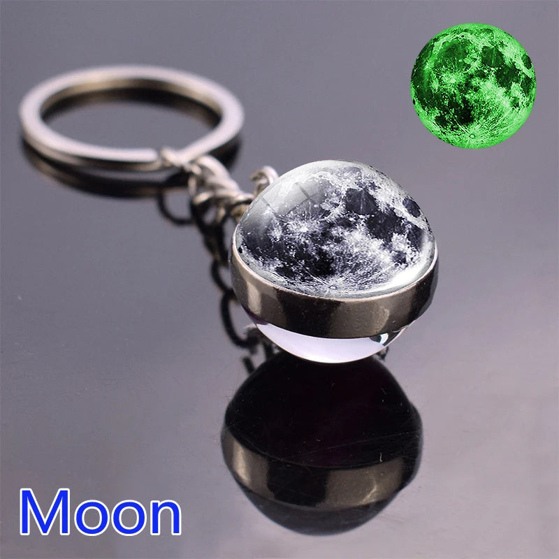 Glow In The Dark Solar System Planet Keyring