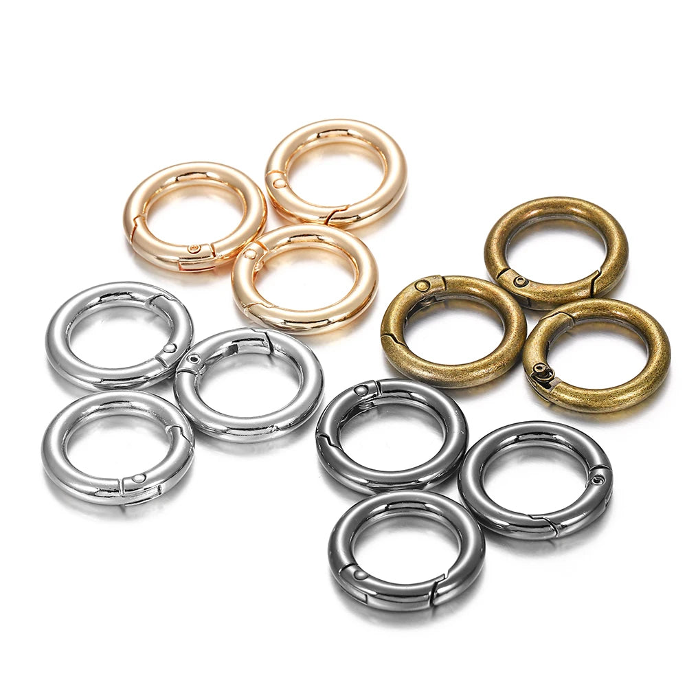 5Pcs  Metal Keyring Buckles