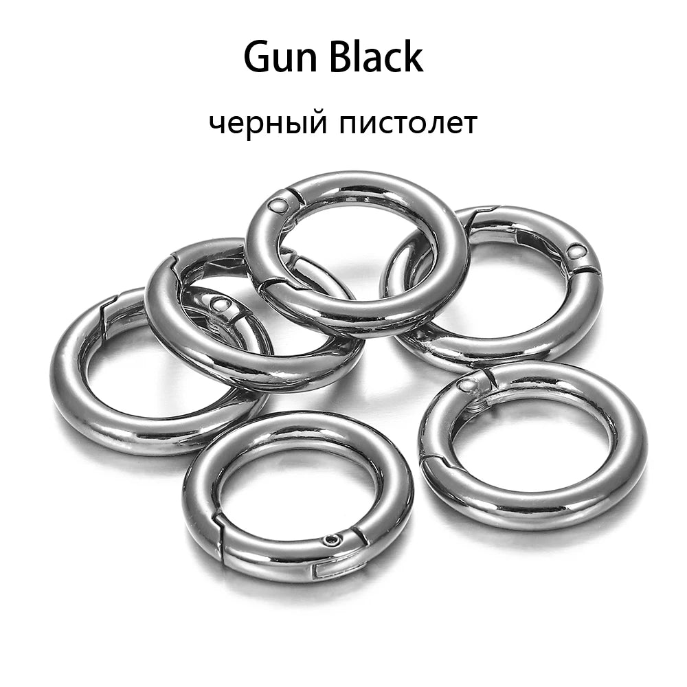 5Pcs  Metal Keyring Buckles