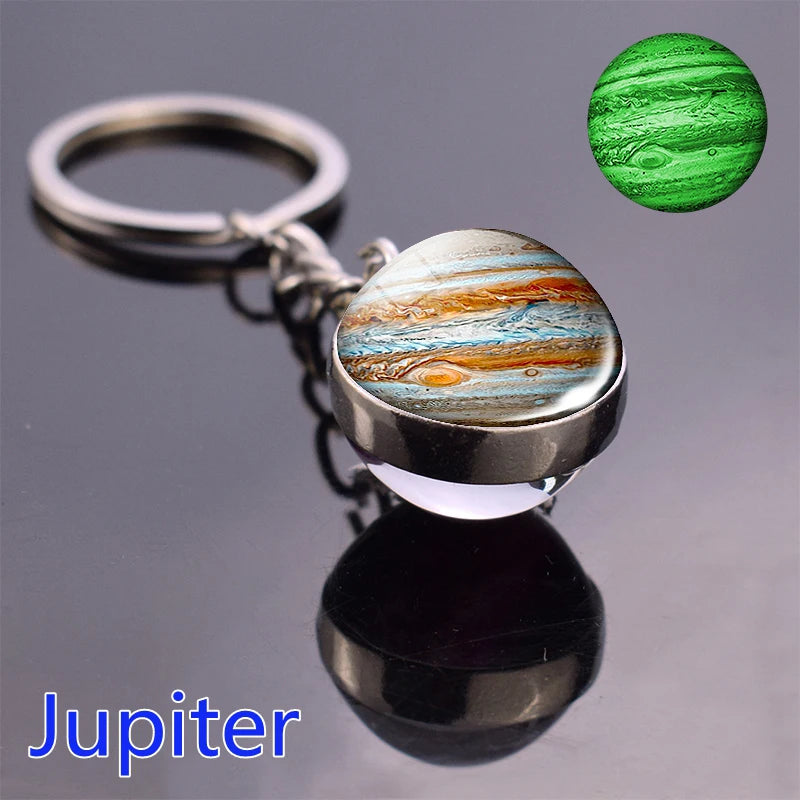 Glow In The Dark Solar System Planet Keyring