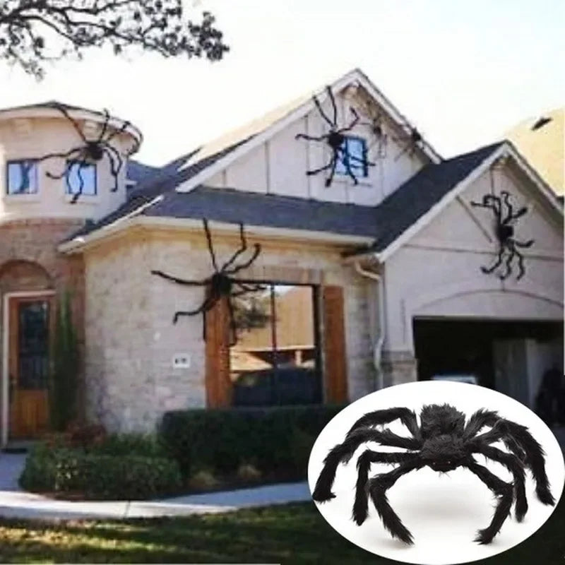 Halloween Giant Black Spider Decoration