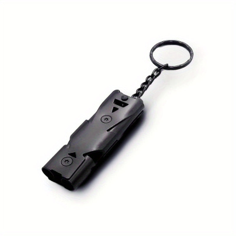 1Pcs Stainless Whistle Keychain