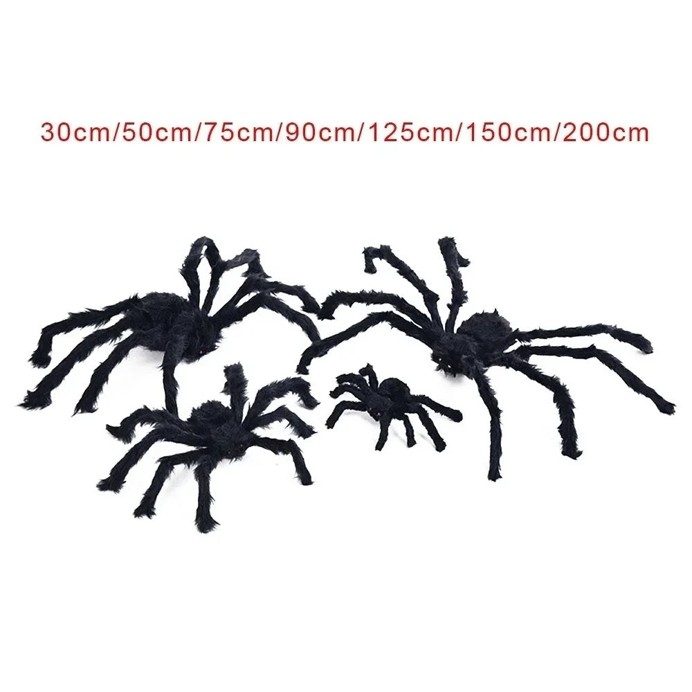 Halloween Giant Black Spider Decoration