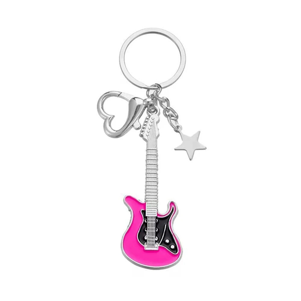 Mini Guitar Keychain