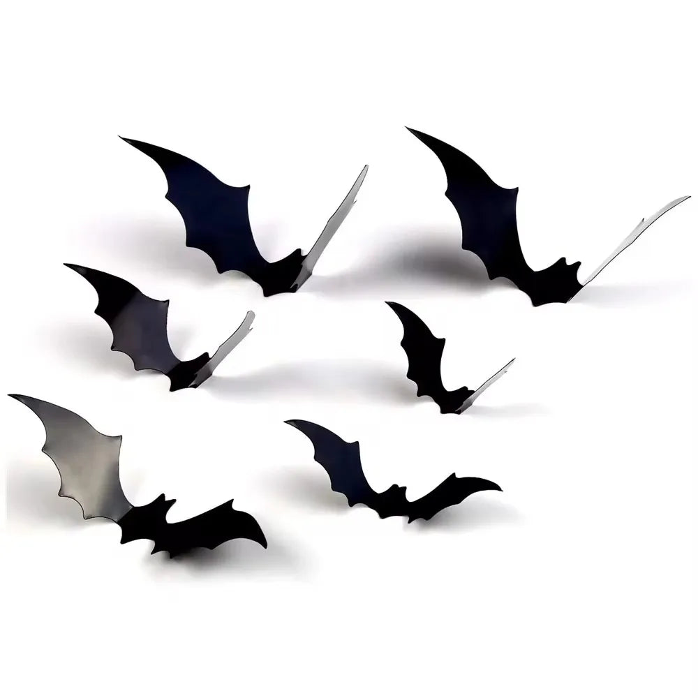 Halloween Decoration Black PVC Bat