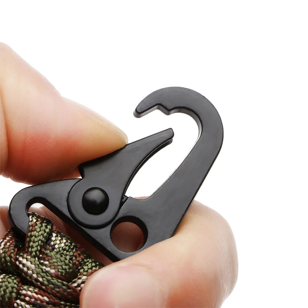 Outdoor Keychain Carabiner Military Paracord