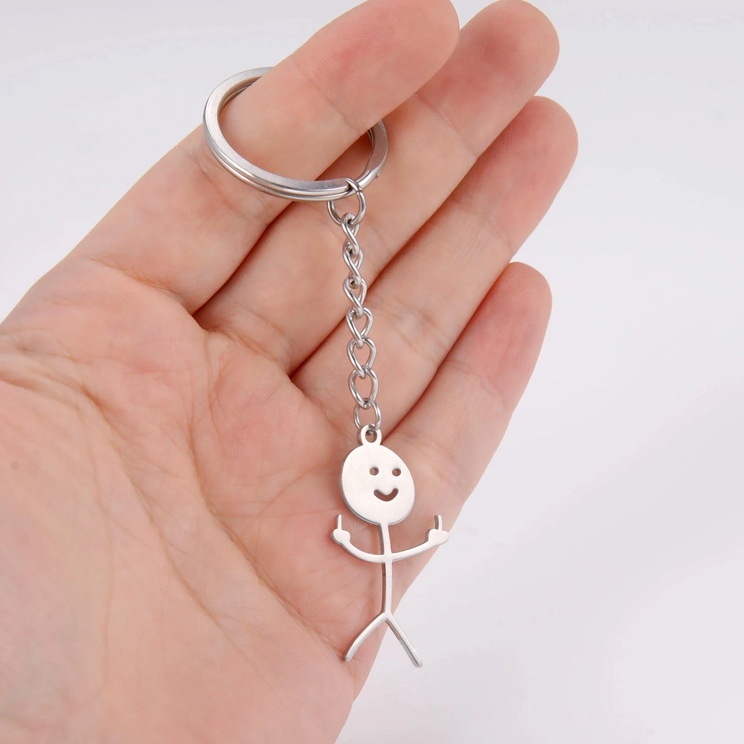 Funny Stickman Keychain