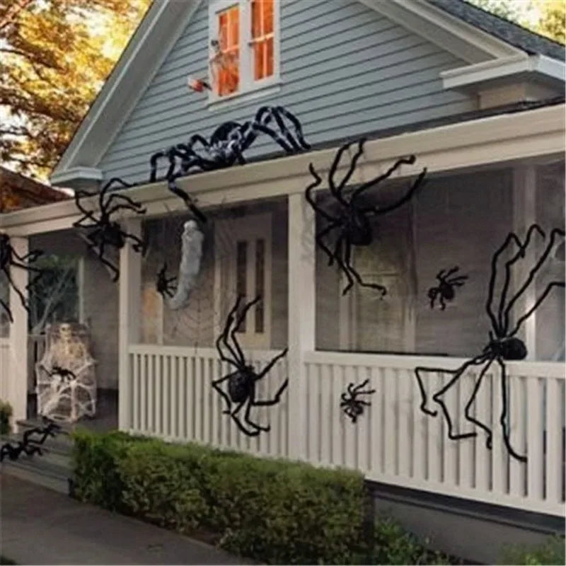 Halloween Giant Black Spider Decoration