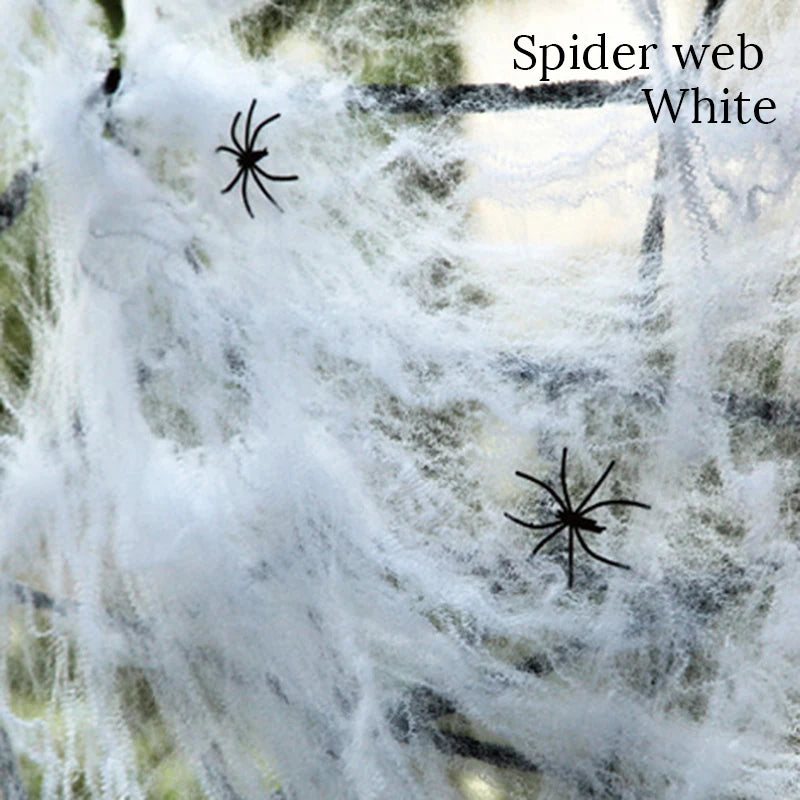 Halloween Decorations Artificial Spider Web