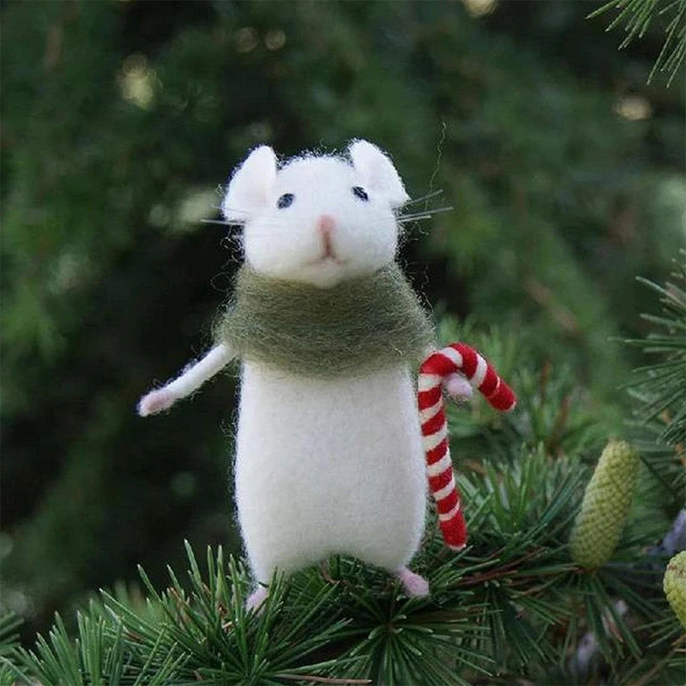 Felt Mouse Ornament