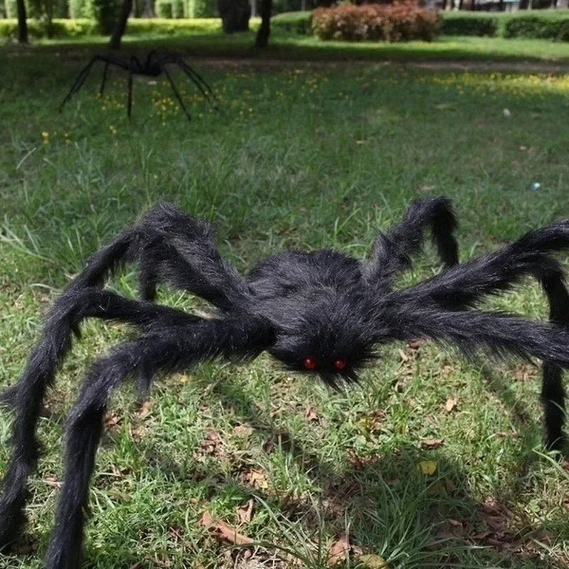 Halloween Giant Black Spider Decoration