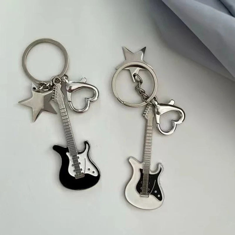 Mini Guitar Keychain