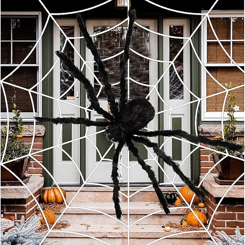 Halloween Giant Black Spider Decoration