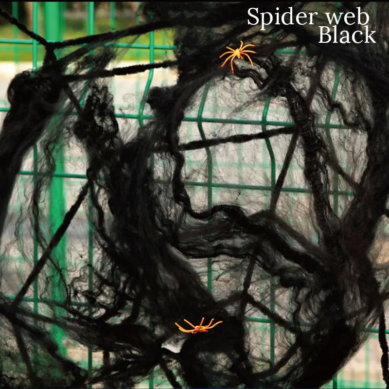 Halloween Decorations Artificial Spider Web