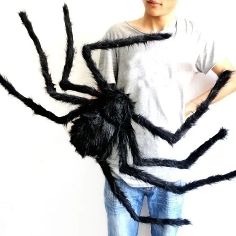 Halloween Giant Black Spider Decoration