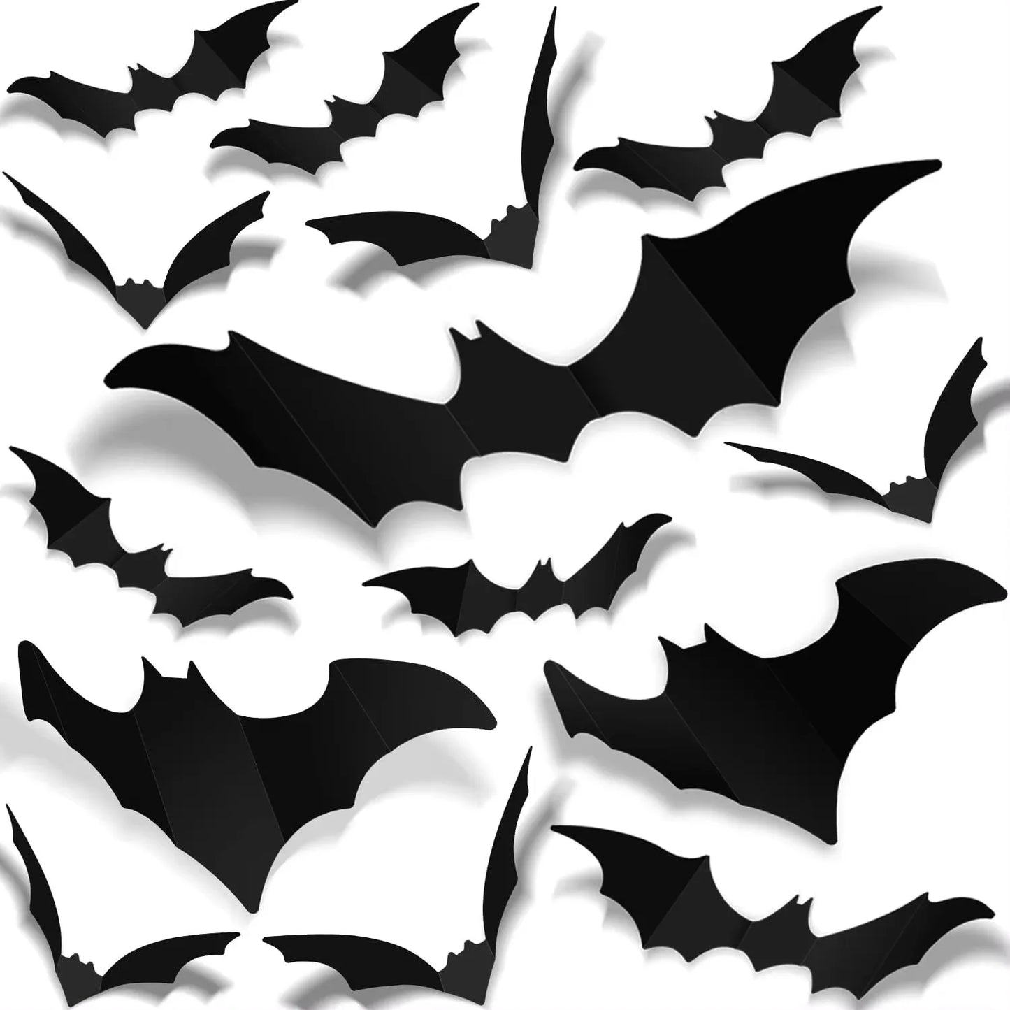 Halloween Decoration Black PVC Bat