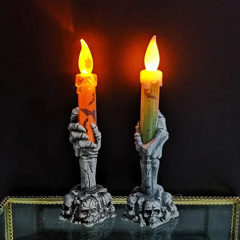 Skeleton Candle Home Decoration