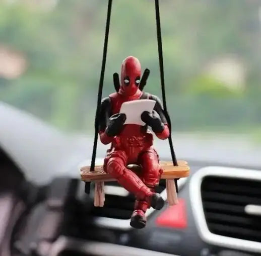 Deadpool Swing Car Decoration toy